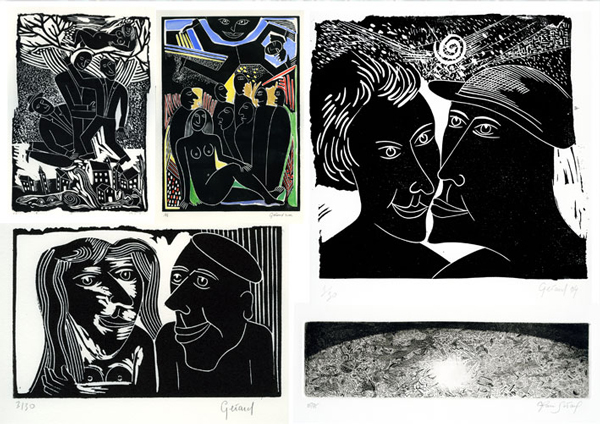 Alain Gérard - linogravure