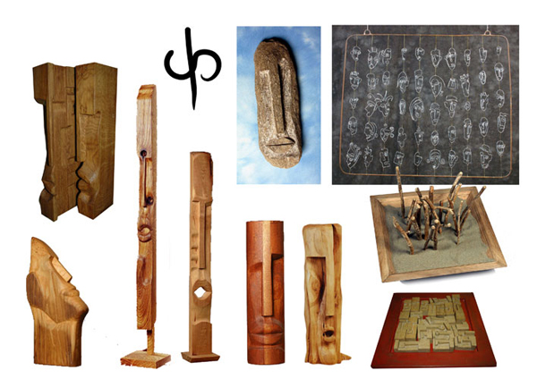 Christophe Vandenbussche - sculpture bois