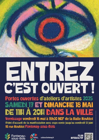 Entrez C'est Ouvert 2025 2025 Portes Ouvertes d'ateliers d'artistes Image 1